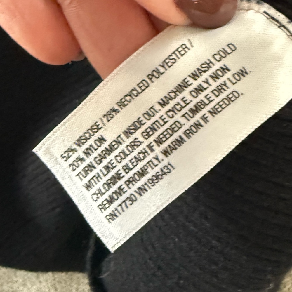 a new day Black Ribbed Sweater - Picture 4 of 4